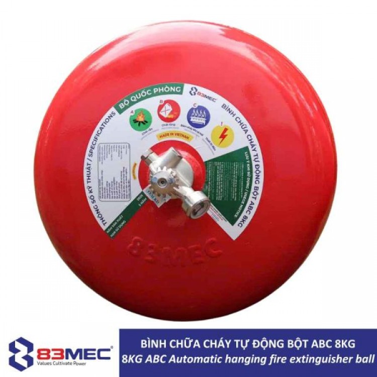 Bình chữa cháy tự động bột ABC 8kg