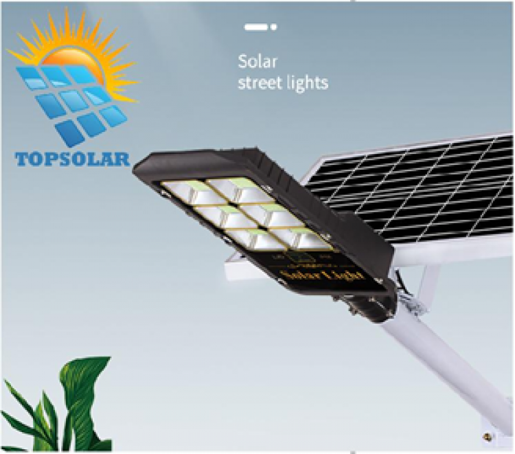 Đèn đường TOPSOLAR 400W Tấm Pin rời.